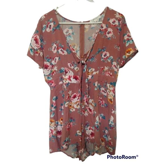 Active USA Pants - Active USA Floral Romper